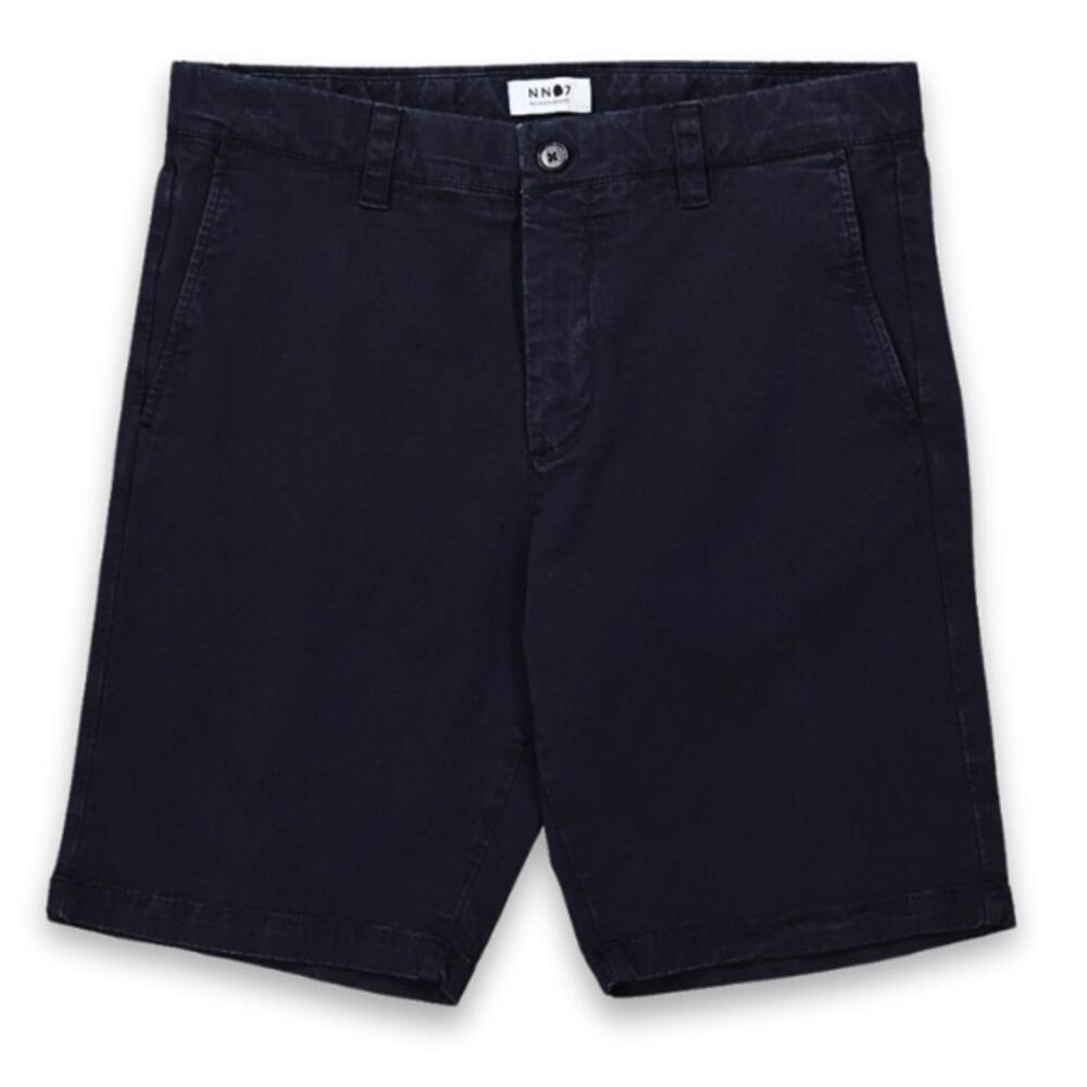 NNO7 Bermuda Shorts Flat Front Multiple Functional Pockets Belt Loops Black M 34